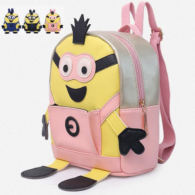 women backpack 2015 bolsas mochilas femininas valentine with minion