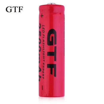 

GTF 14500 Battery 3.7V 2500mah Lithium ion Rechargeable Batteries for LED flashlight Torch Accumulator 14500 AA Battery