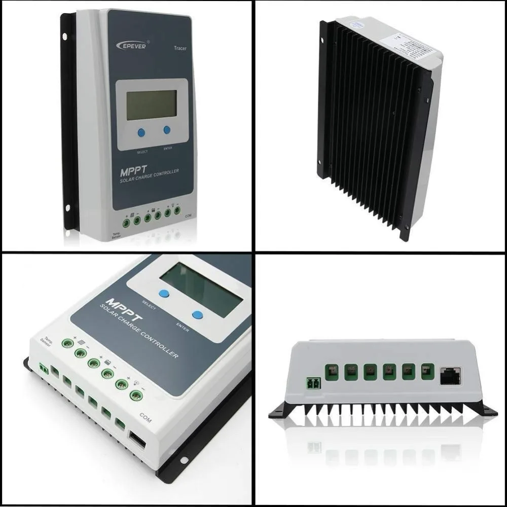 Регулятор заряда солнечной батареи EPEVER Tracer3210AN 30 А MPPT 12 В 24 В|controller display|control clipscontrol