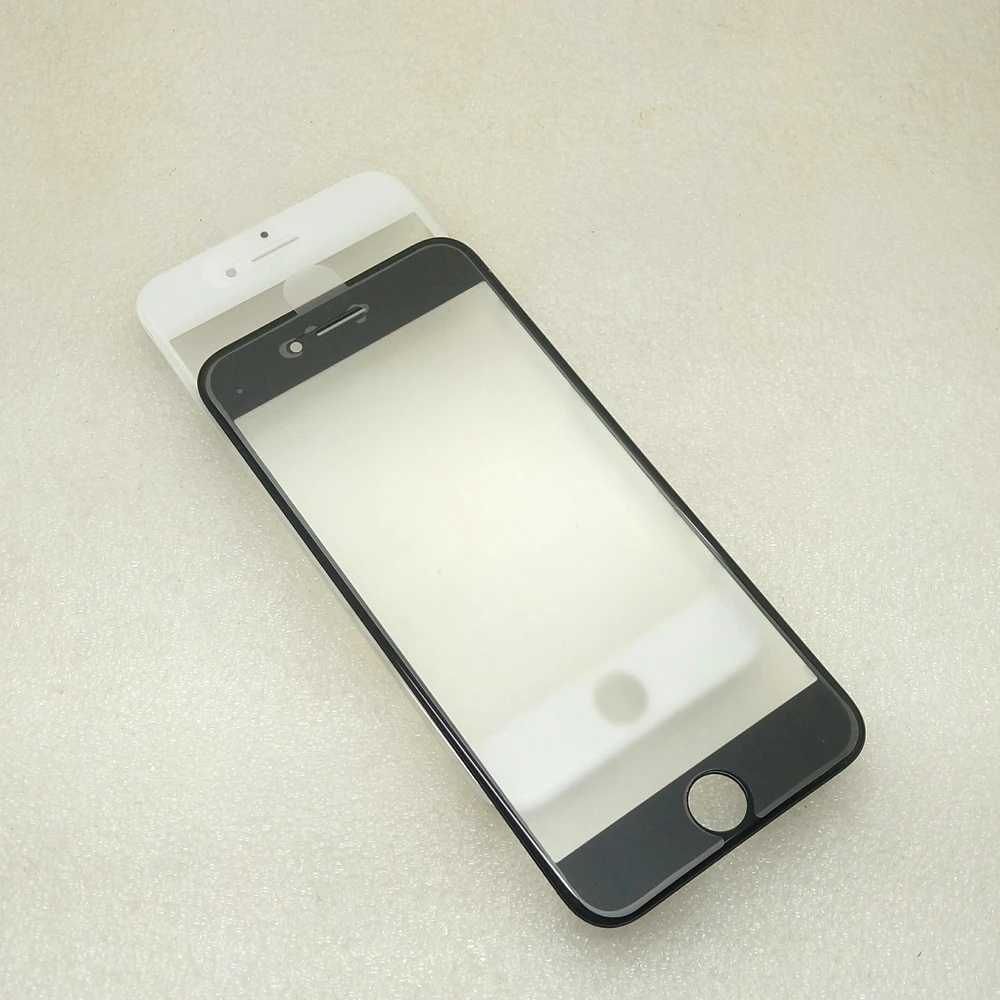 2 шт Новый холодный пресс Переднее стекло + рамка ока для iPhone 8 plus X внешнее с рамкой