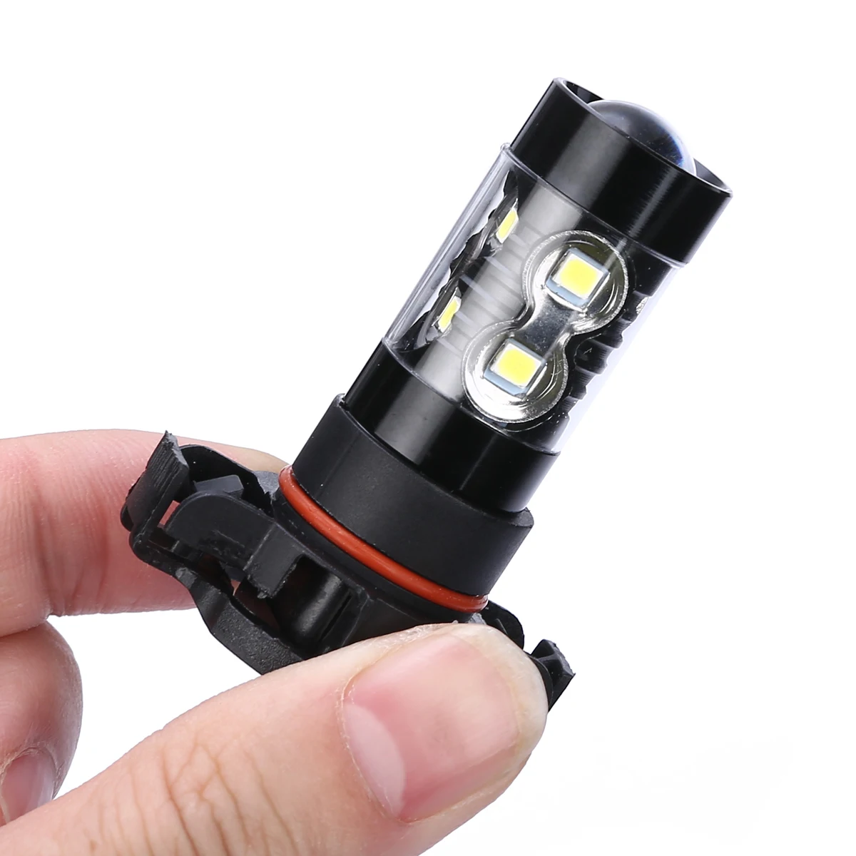 Mayitr 2pcs High Power PSX24W 2504 50W Car LED Fog Light Day-time Running Bulb High Power 6000K White