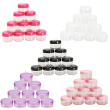 10Pcs Mini Cosmetic Bead Empty Jar Pot Nail Art Lip Balm Container Eyeshadow Makeup Face Cream Round Bottle Container HG99 цена 10Pcs Mini Cosmetic Bead Empty Jar Pot Nail Art Lip Balm Container Eyeshadow Makeup Face Cream Round Bottle Container HG99 цены онлайн