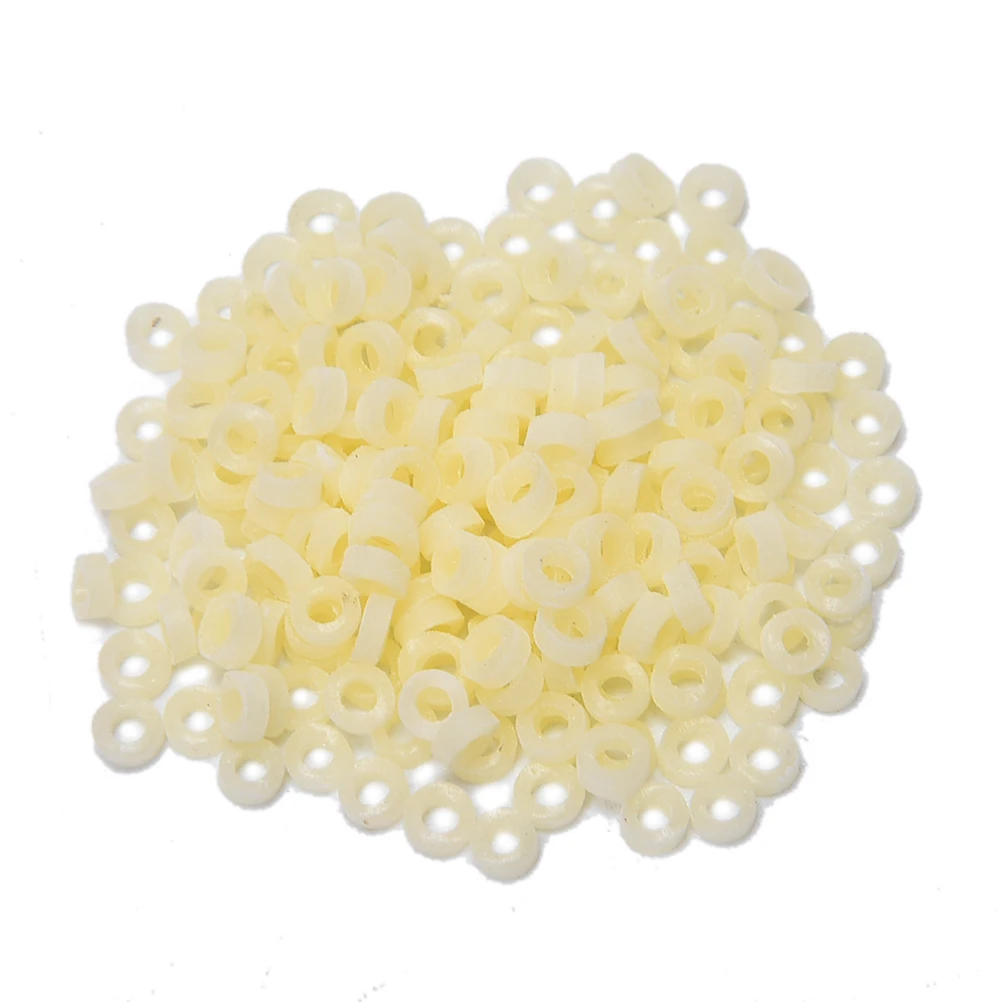 2500 قطع = 10 حقيبة الأحمر/YellowFish معالجة المطاط العصابات ل الصيد دودة الدم الطعم المحبب الطعم الصيد اكسسوارات