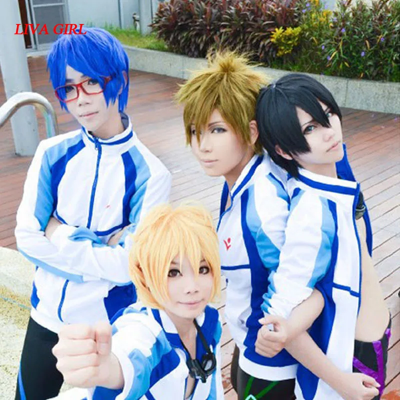 LIVA GIRL Eternal Summer Iwatobi Swim Club костюм для косплея спортивная куртка Haruka Nanase пальто