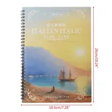 3D Reusable Groove Italian Italic English Letter Alphabet Calligraphy Handwriting Copybook Auto Fades Practice Book For Children