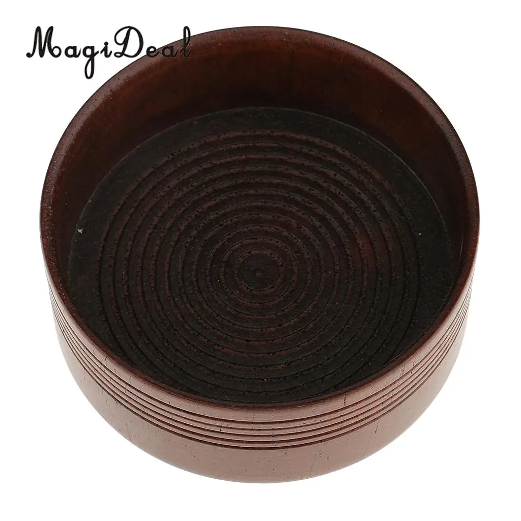 Natural Wooden Handle Shaving Brush + Wood Mug Cup Bowl Set for Men Barber