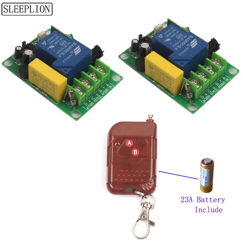 3000W 220V 30A Relay Remote Switch 433315MHz Wireless Control 2 Receiver For Transmitter lightingLamp LED Water Pump (1)