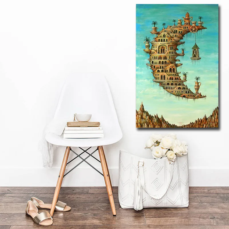 GOODECOR Big Size Posters and Prints Modern Printed Oil Painting Canvas Wall Pictures for Living Room Home Decoration Dropship