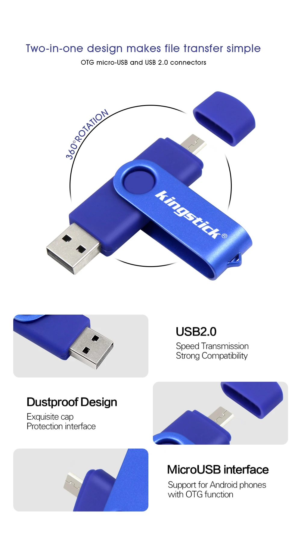 Цветной OTG телефон, Usb флеш-карта, 8 ГБ, 16 ГБ, 32 ГБ, 64 ГБ, 128 ГБ, USB флеш-накопитель, поворотный флеш-накопитель, карта памяти, USB флешка, cle usb