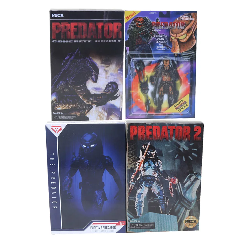 

20cm NECA Predator Thermal Vision Fugitive Predator Jungle Predator Action Figure Model neca toys