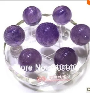 

ship Open light natural amethyst the Qixing array ornaments wisdom crystal ball ornaments queen
