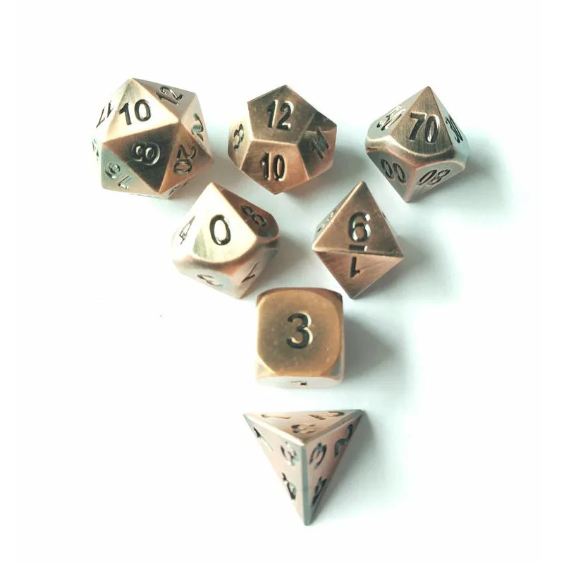 Factory direct sale Dungeons & Dragons 7pcs/set Creative RPG Dice D&D
