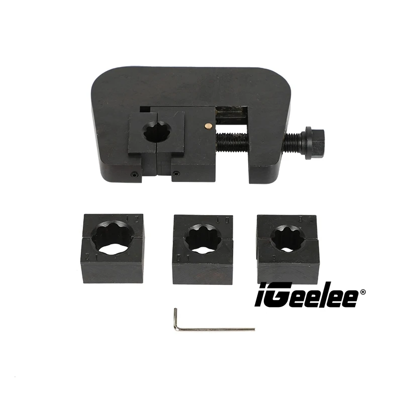 

iGeelee Barb & Ferrule Type Manual A/C Hose Crimper kit IG-7843B Manual A/C Hose Crimper kit IG-7843B ;AC repair tools