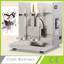 Двойной кадр Автоматическая пузырь чай Boba блендер тряски делая машину