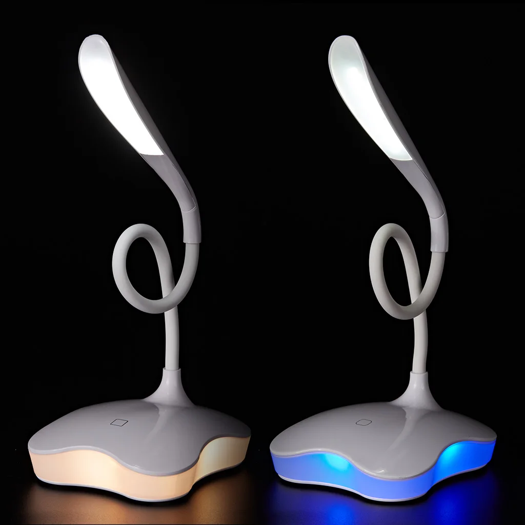  Finether USB Rechargeable LED Table Lamp Touch Sensor Dimmable 2-in-1 Portable Folding Night Lamp D