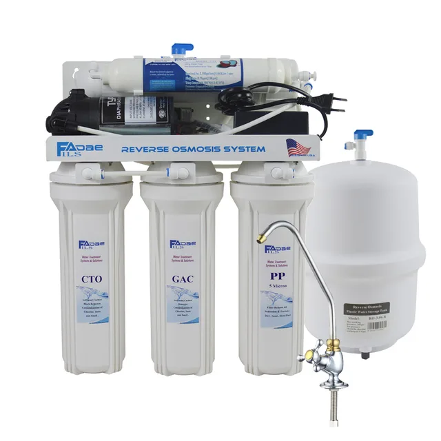 5 stage reverse osmosis water filtration system