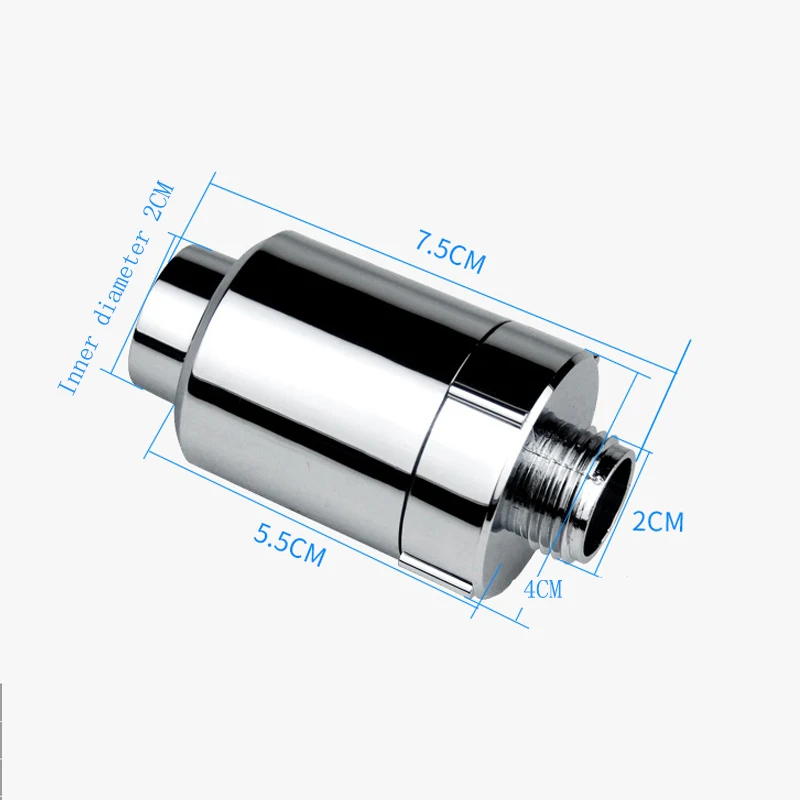 Filtração do chuveiro Remoção de cloro de água macia Desclorização