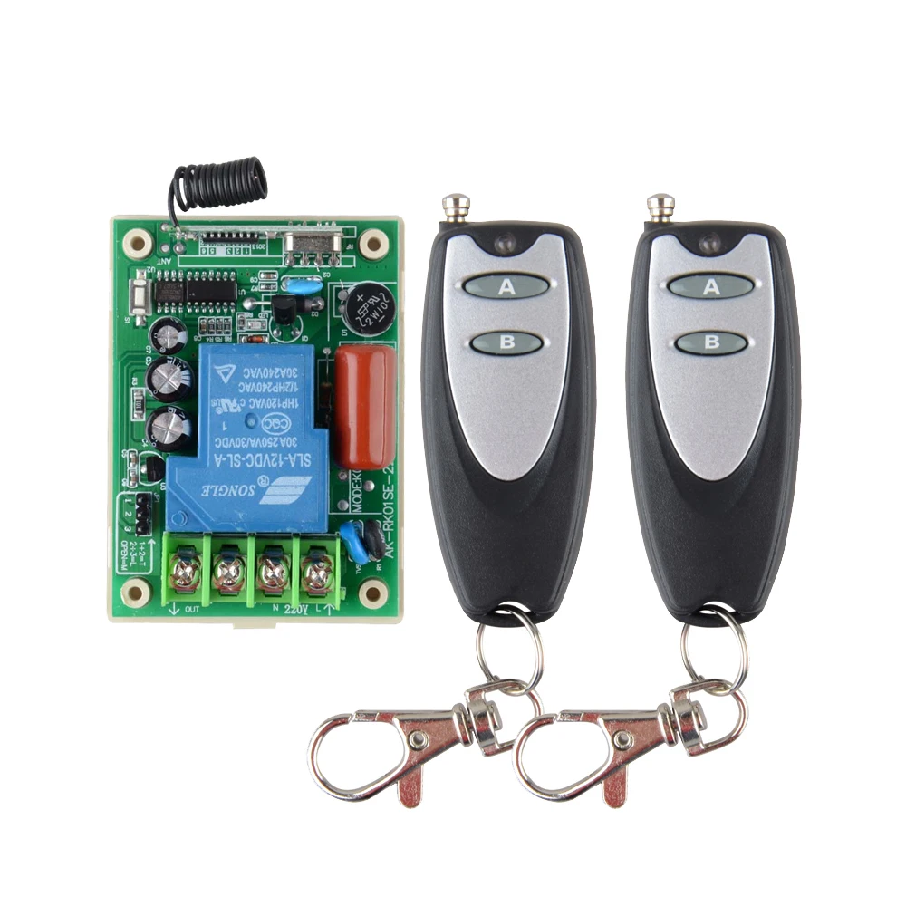 

433.92 Radio Transceiver RF Wireless Remote Control Switch System 220V 30A light/Lamp LED water pump electrical machine ON OF