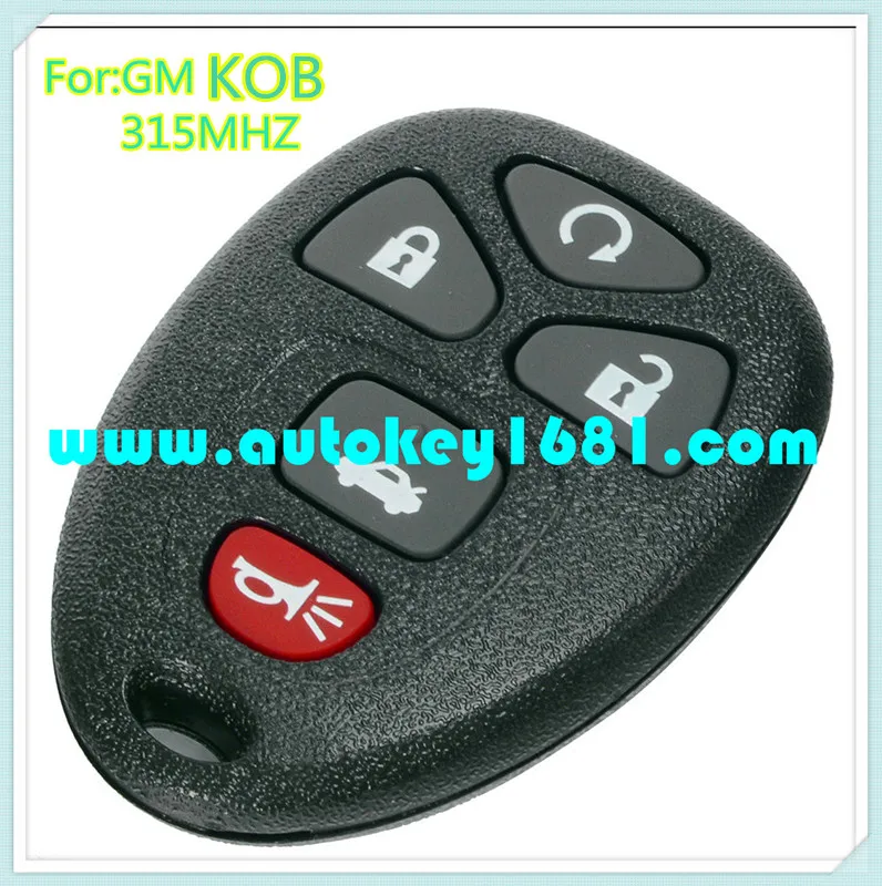 Replacement 5 Button Keyless Entry Remote Start Control Key Fob for 07