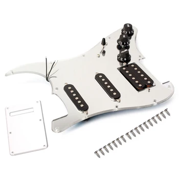 

1 Set GP608A Mirror Pickguard SSH Loaded Prewired Humbucker Pickguard Pickups Set For Guitar