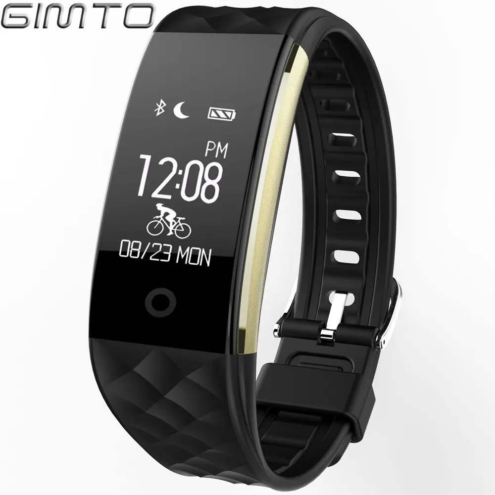 

Fashion Health GIMTO Smart Bracelet Watches Bluetooth Led Digital Android Iphone Sport Smart Watch Waterproof Swim Diving Clock