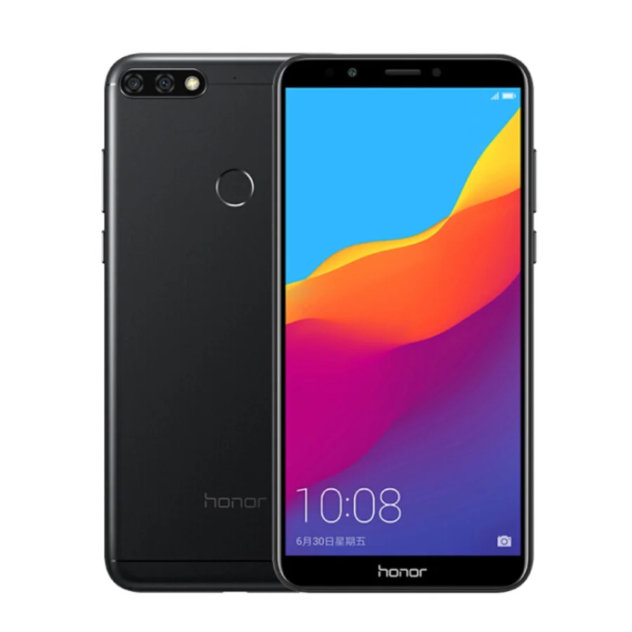 Honor Play 7C мобильный телефон 5,99 дюймов полный Экран 4 Гб оперативной памяти, 32/64GB 13MP+ 8MP Камера 3000 мА/ч, 4G LTE Android 8,0 смартфон - Цвет: 3GB 32GB Black