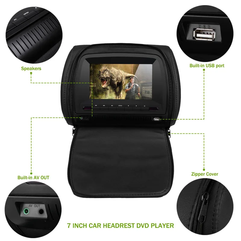 Headrest car DVD Player РїРѕРґРіРѕР»РѕРІРЅРёРє