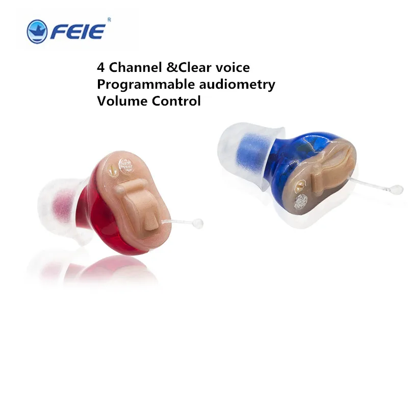 

4 Channel Noise Reduction Hearing Aid S-13A Programmable Parameter Hearing Device Digital Chip for Deaf Free SHIP