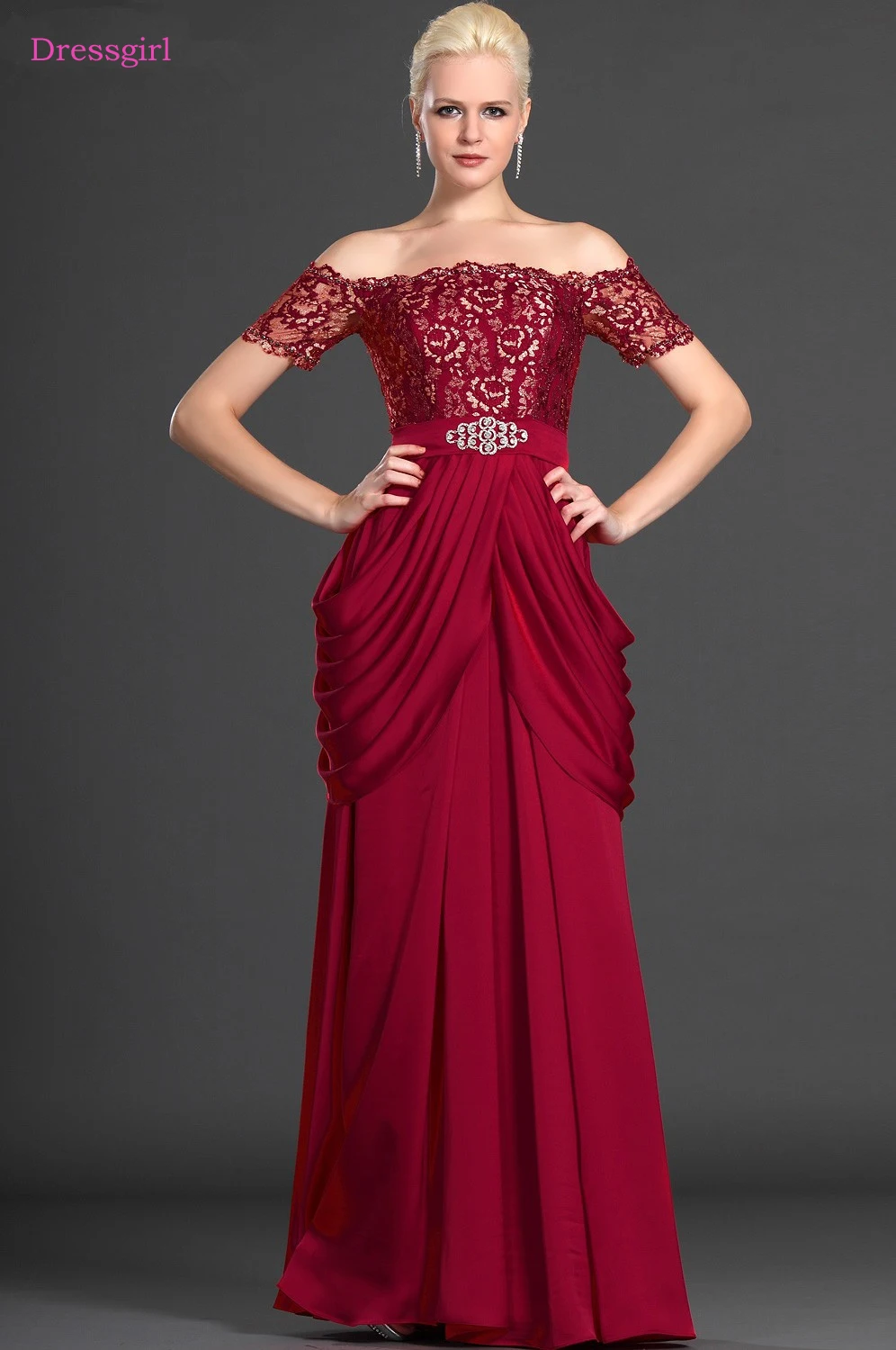 Rood 2019 Moeder Van De Bruid Jurken A-lijn Kapmouwtjes Chiffon Kant Plus Size Lange Elegante Bruidegom Moeder Jurken Wedding Rood 2019 Moeder Van De Bruid Jurken A-lijn Kapmouwtjes Chiffon Kant Plus Size Lange Elegante Bruidegom Moeder Jurken Wedding