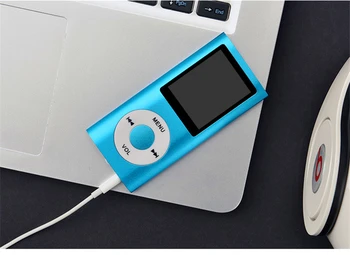 

5 Colors High Quality MP3 Player 8GB Flash Memory Slim 1.8 Inch LCD Media Video Game Movie Radio FM Long Playing Time