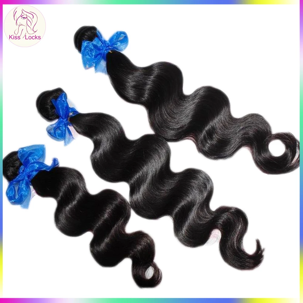 Kisslocks Products Raw 8a Virgin Wavy Indian Human Hair Weaves