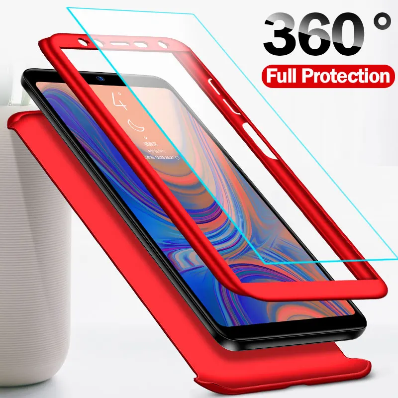 

ZNP 360 Full Cover Phone Case For Samsung Galaxy S8 S9 S10 Plus S10E Hard PC Protective Cases For Samsung Note 8 9 S7 Edge Case