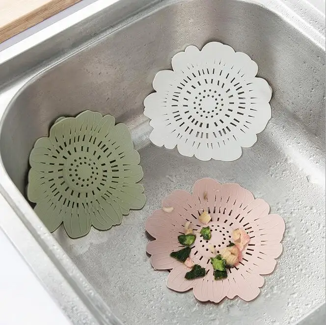 Drain Hair Stopper Cover Filter Sink Strainer Silicone Bathroom Kitchen Shower Anti-Clogging Shield Wash Bowls Sinks Bath Tubs | Дом и сад