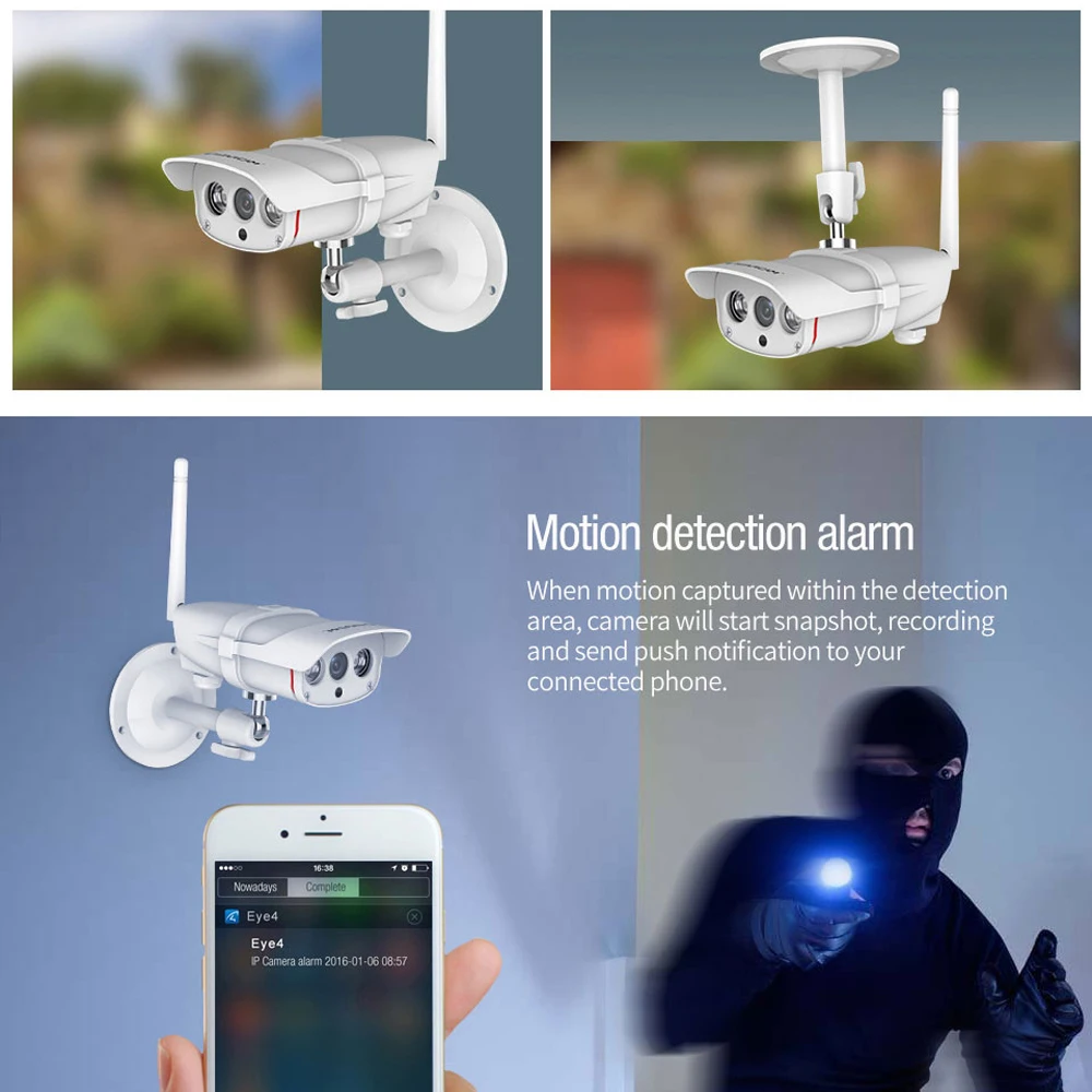IP камера Vstarcam C16S 3 Мп Wi Fi Onvif 1080P водонепроницаемая IP67 2 МП|wifi ip|2mp ipwifi ip camera |