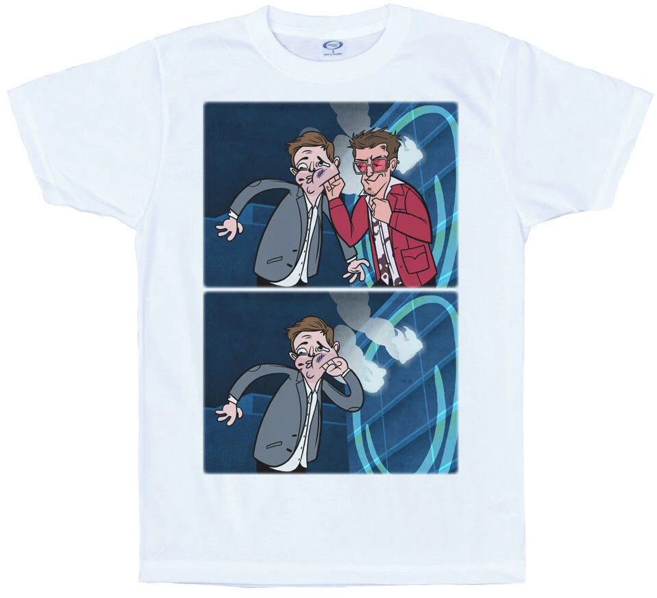 

Fight Club T-Shirt Project Mayhem, Tyler Durden T Shirt O-Neck Summer Personality Fashion Men T-Shirts Top Tee Plus Size