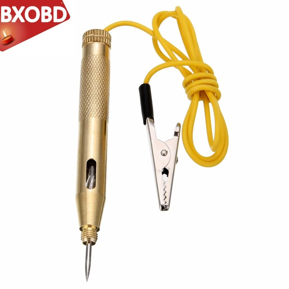 

10PCS/LOT Car Electrical Circuit Voltage Tester Pen Mayitr DC 6V-12V-24V Light System Test Probe Lamp Circuit Test Detector