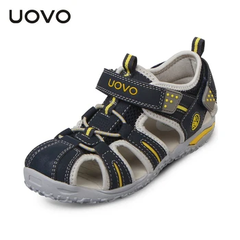 

Hot! Uovo 2015 fashion cut-out sport summer child sandals boys and girls shoes velcro kids sandals size 1-13.5