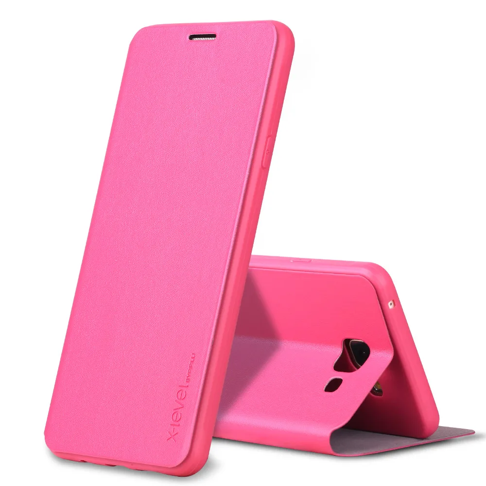 X-Level FIB Luxury PU Leather Flip Cover for Samsung Galaxy A3 A5 A7 2017 A510 A310 A710 2016 Bussi