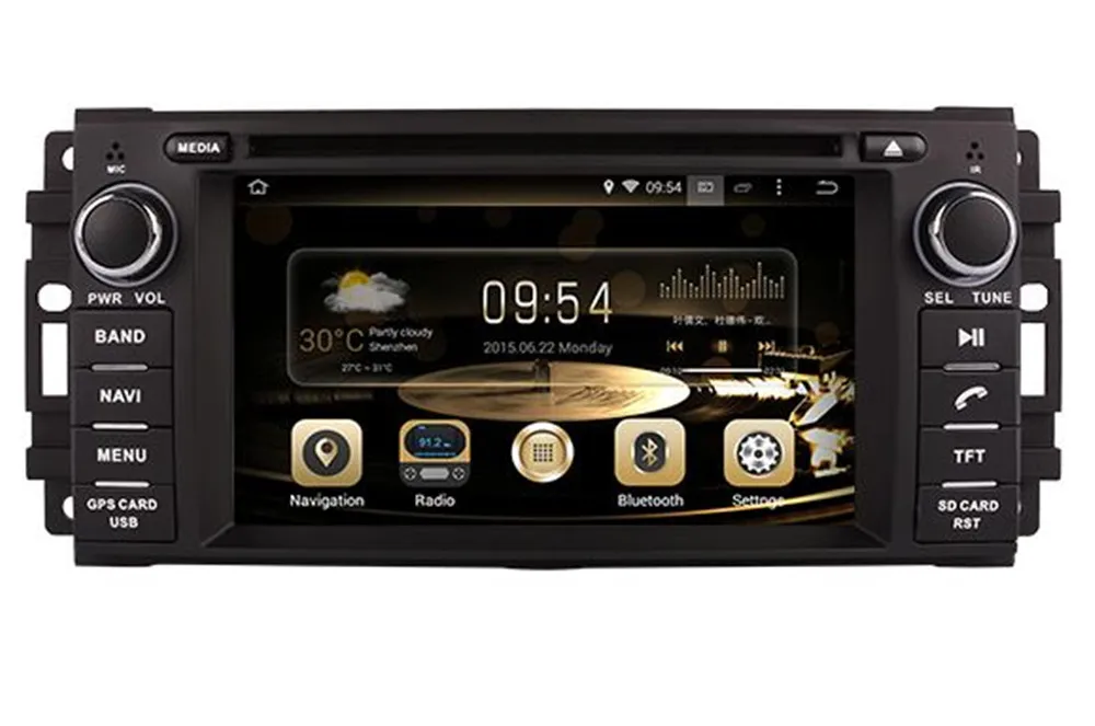 6,2 ''android 8,0 7,1 восемь Octa core Автомобильный CD DVD gps плеер для JEEP компасы Калибр командир Патриот WRANGLER Grand Cherokee