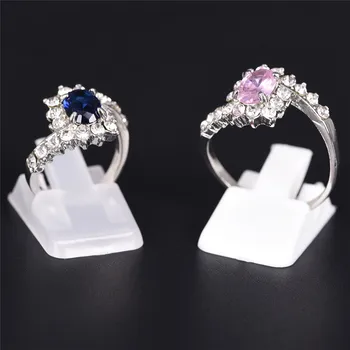 

10pcs/Lot Ring Show Plastic Frosted Jewelry Displays Holder For Ring, Decoration Stand