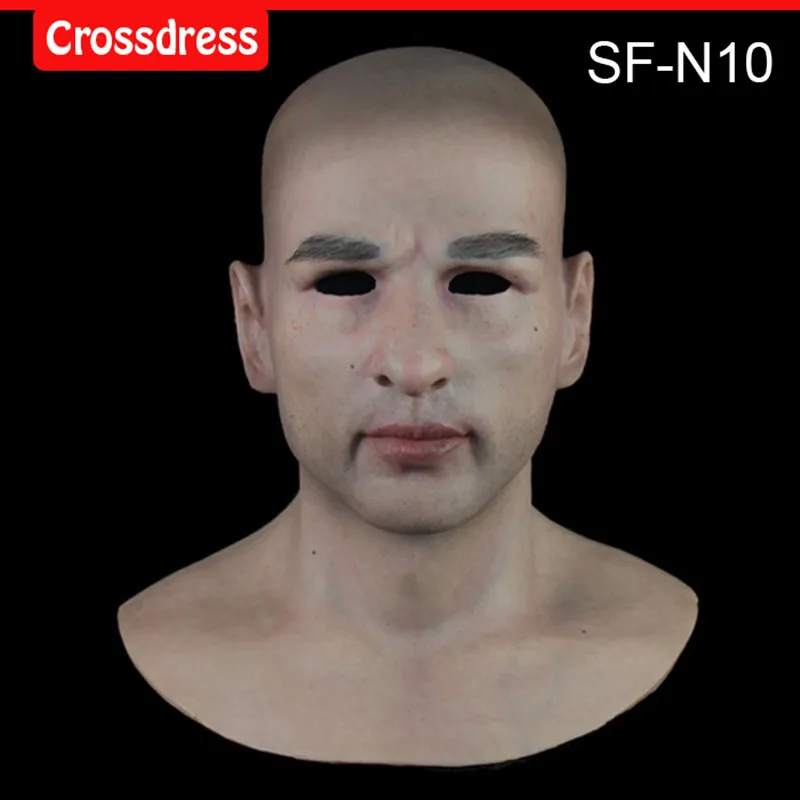 SF N10 silicone true people mask costume mask human face mask silicone