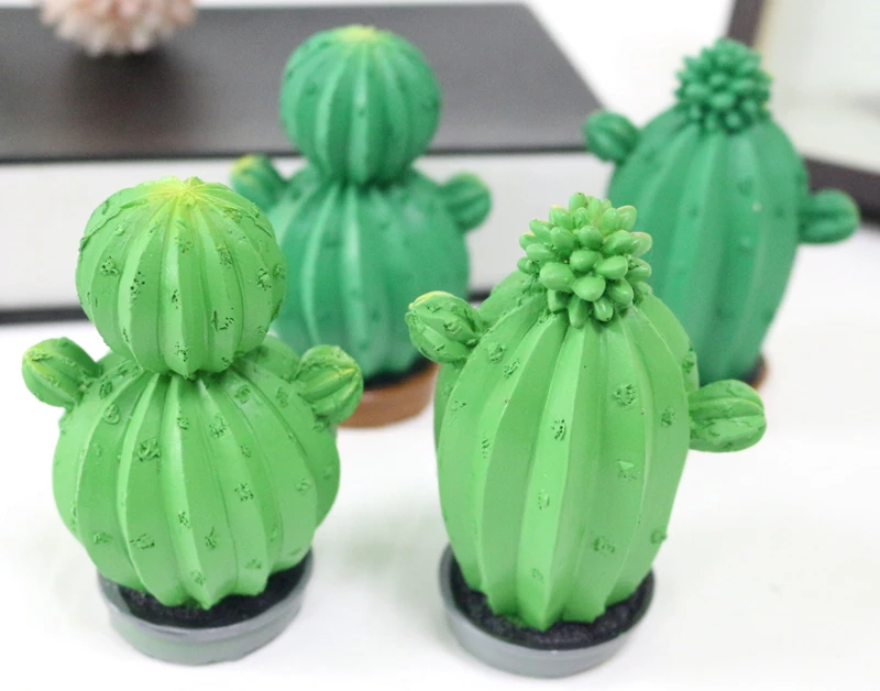JAROWN Artificial Creative Cactus Prickly Pear Decoration Gift Home Office Desktop Decorative Resin Crafts Wedding Decor (11)