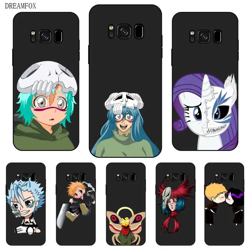 P019 Bleach Cute Black Silicone Case Cover For Samsung Galaxy S5 S6 S7 S8 S9 S10 5G S10E S11 S11E Lite Edge Plus |