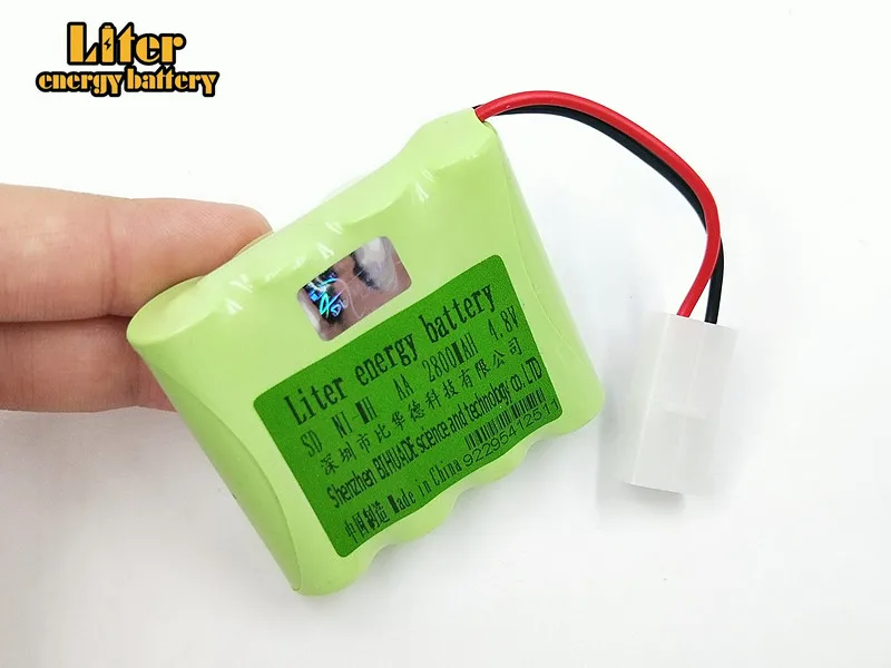4,8 v 2800 mah AA Ni-MH M Батарея ультра-высокая емкость сменная батарейка электрические игрушки RC автомобиль корабль Робот перезаряжаемый