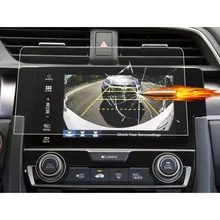 Для Honda CIVIC 10th Gen EX EX-L EX-T Touring Si Тип R навигации экран протектор для Обложка для gps-навигатора защитный плёнки