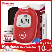 Sinocare Safe AQ Smart mg/dL mmol/L Blood Glucose Meter Diabetes Glucometer Kit &Test Strips Lancets painless Blood Sugar Tester Sinocare Safe AQ Smart mg/dL mmol/L Blood Glucose Meter Diabetes Glucometer Kit &Test Strips Lancets painless Blood Sugar Tester