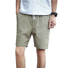 Модные новые мужские шорты Горячая Распродажа повседневные пляжные шорты качественные шорты с эластичной резинкой на талии Брендовые мужские повседневные зеленые пляжные шорты K9725
