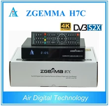 5pcs lot Linux Enigma 4K Zgemma H7C cable tv receiver combo DVB S2X 2 DVB T2