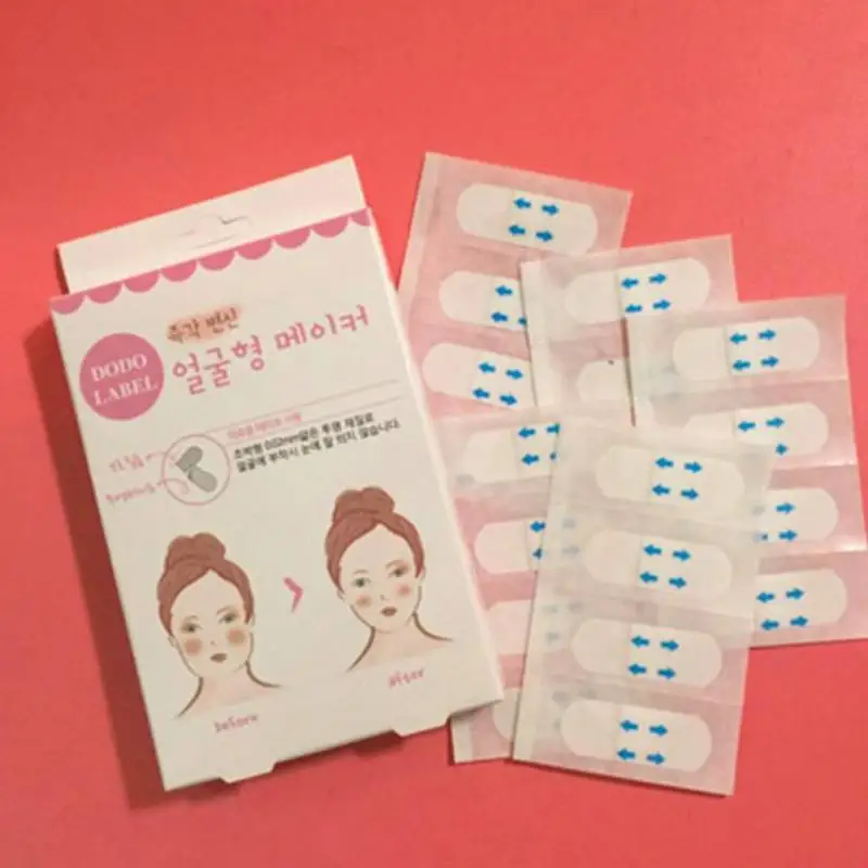 40pcs Lifting Lift Face Sticker Makeup Adhesive Tape Instant V Shape Breathable