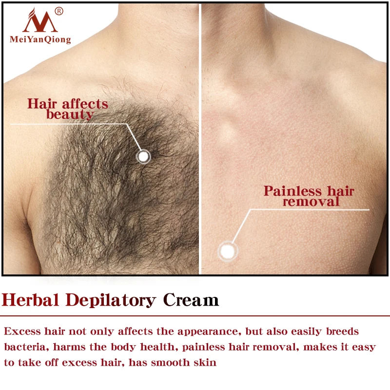 Female Male Herbal Depilatory Cream Hair Removal Painless Cream for Removal Armpit Legs Hair Body Care Shaving & Hair Removal
